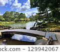 A quiet and cool breeze flows through Kasumigaike Pond in Kenrokuen 129942067