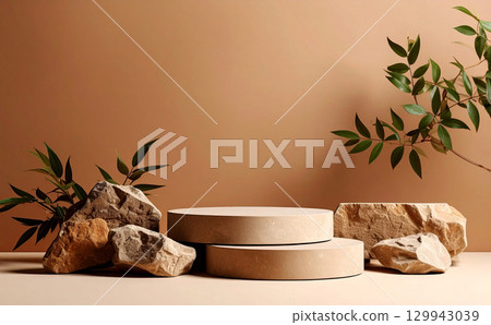 Simple brown background 129943039