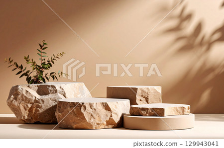 Simple brown background 129943041