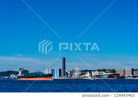View of Shimonoseki from Norfolk Square [Kitakyushu City, Fukuoka Prefecture] 129943463
