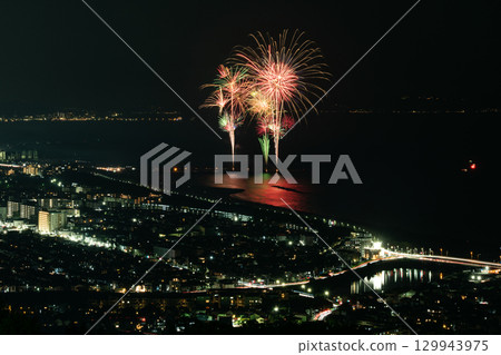 從湘南台看湘南平塚花火大會 129943975