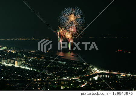Shonan Hiratsuka Fireworks Festival seen from Shonandai Shonan Hiratsuka Fireworks Festival seen from Shonandai 129943976