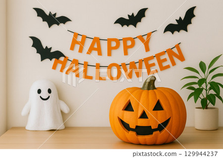 萬聖節 南瓜燈 萬聖節派對 129944237