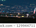 Airplane to take off from Itami Airport 129944711