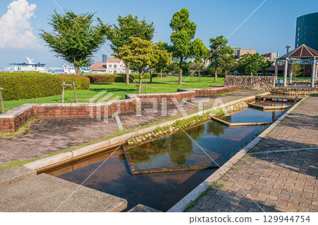 滋賀縣大津市大津湖濱渚公園琵琶湖 滋賀縣大津市大津湖濱渚公園琵琶湖 129944754