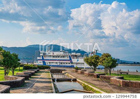滋賀縣大津市大津湖濱渚公園琵琶湖 129944758