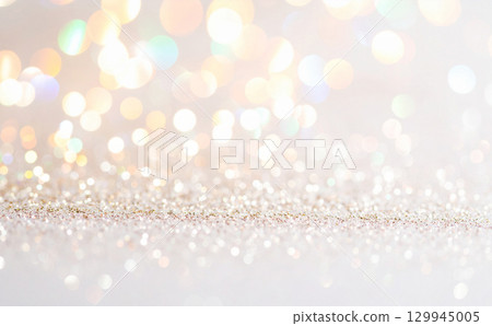 閃閃發光的米色和白色柔和的抽象的背景 129945005