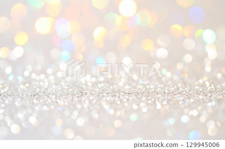 閃閃發光的米色和白色柔和的抽象的背景 129945006