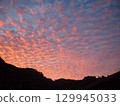 Sunset over the mountains 129945033