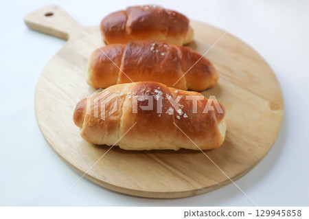 Shio Pan,Salzstangerl bread or Austria bread or Japanese bread Shio Pan,Salzstangerl bread or Austria bread or Japanese bread 129945858
