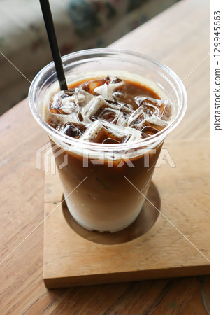 iced coffee , iced latte coffee or iced macha coffee 129945863