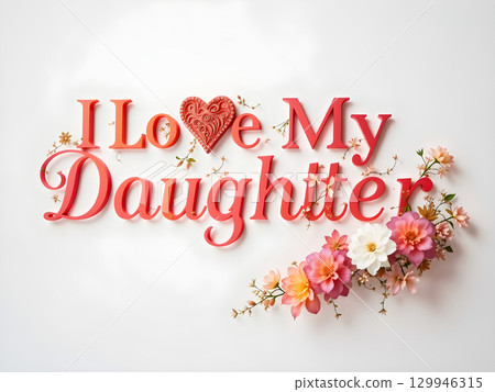 heart from flowers 129946315