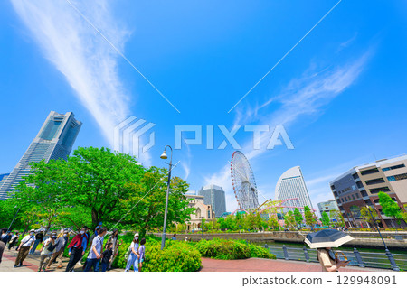 [Kanagawa Prefecture] Family trip to Yokohama during Golden Week in May 129948091