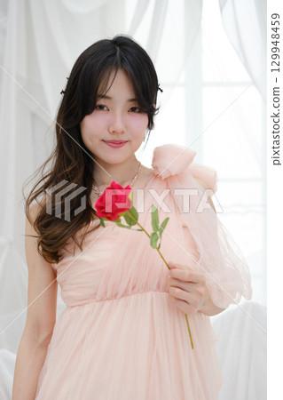 Beautiful Japanese women 129948459