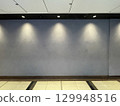 The wall of an underground passage in a certain building The wall of an underground passage in a certain building 129948516