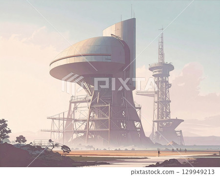 Futuristic Constructivism Architecture Futuristic Constructivism Architecture 129949213