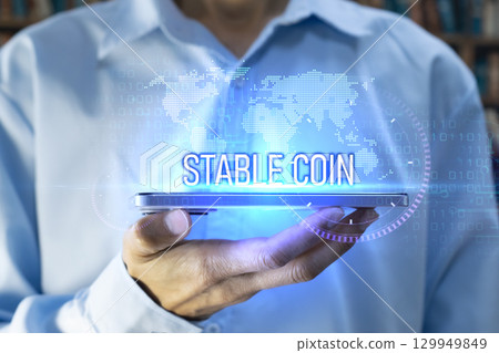 The concept of using stablecoins in the financial system 129949849