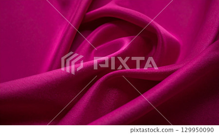 High-quality vibrant magenta fabric 129950090