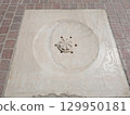 Floor pattern of Registan Square (Samarkand, Uzbekistan) 129950181