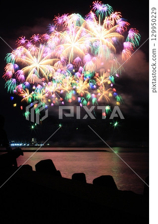 祗園柏崎節大型煙花匯演海 129950229