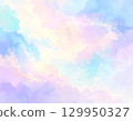夢幻般的淡水彩紋理 129950327