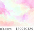 夢幻般的淡水彩紋理 129950329