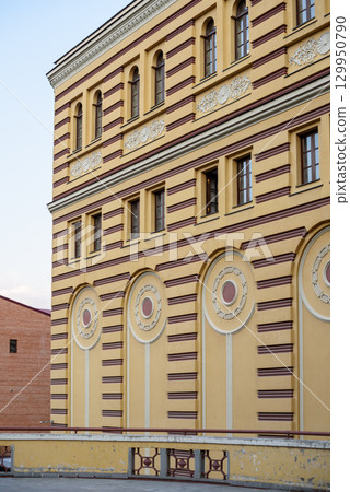 Georgian National Opera and Ballet Theater of Tbilisi Neo-Moorish style buildin on Rustaveli Avenue in Tbilisi, Georgia 129950790