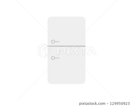 Refrigerator icon illustration 129950923