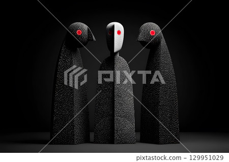 Mysterious person texture 129951029