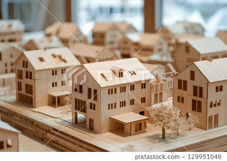 木屋、公寓大樓、療養院等的 3D 外觀模型。 木屋、公寓大樓、療養院等的 3D 外觀模型。 129951046