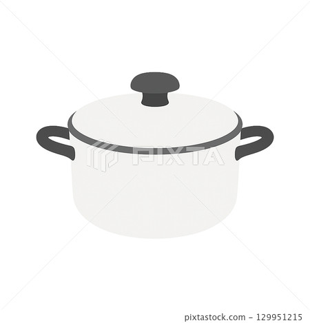 鍋子插圖（炊具，剪貼畫） 129951215