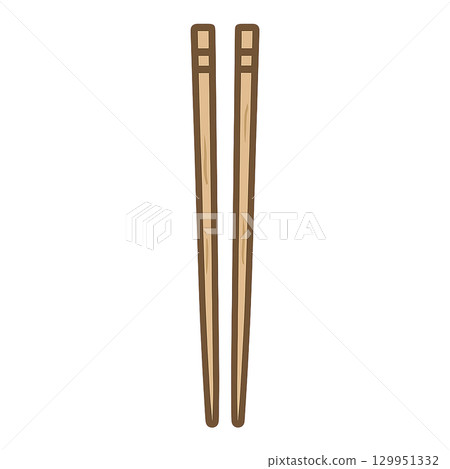 筷子插圖（炊具，剪貼畫） 129951332
