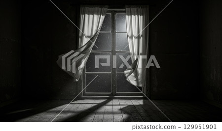 Wind from the window 129951901