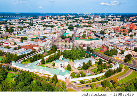 Yaroslavl Kremlin Museum Reserve aerial view 129952439