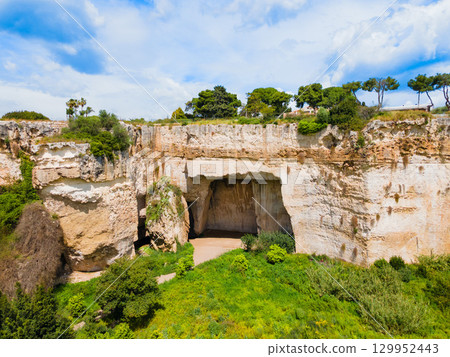 Neapolis Archaeological Park aerial panoramic view, Syracuse 129952443