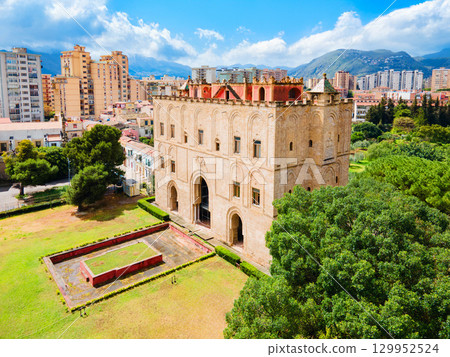 Zisa Palace or Palazzo della Zisa in Palermo 129952524