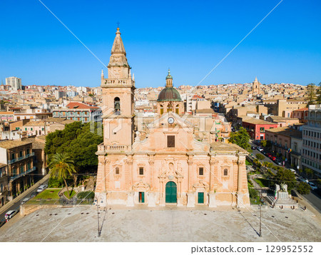 Cattedrale di San Giovanni Battista aerial view 129952552