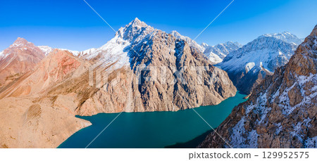 Seven Lakes in Fann mountains in Tajikistan 129952575