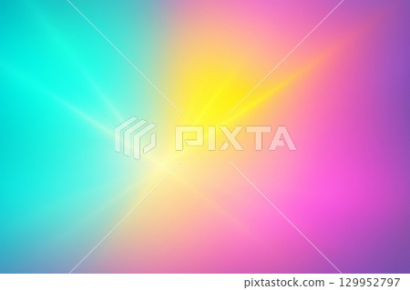 Fantastic pink light streaks blending across a yellow gradient abstract glow. Wallpaper concept 129952797