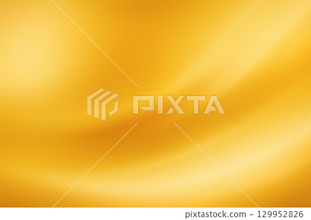 Yellow and gold smooth gradient blending softly across the surface 129952826