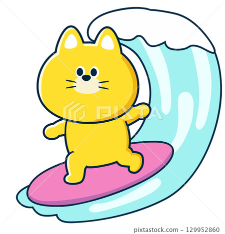 Cartoon Surfer 02 Cartoon Surfer 02 129952860