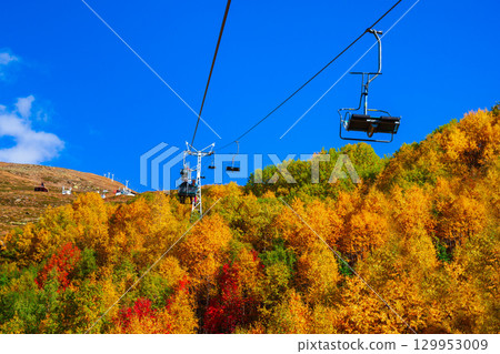 Cable car near Mount Elbrus, Russia Cable car near Mount Elbrus, Russia 129953009
