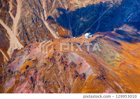 Mountains in Mount Elbrus region, Russia 129953010