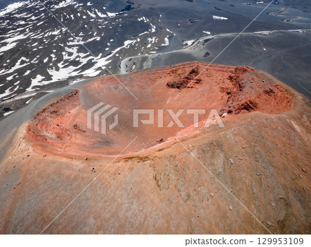 Mount Etna or Etna Volcano near Catania city, Sicily 129953109