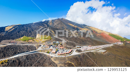 Mount Etna or Etna Volcano near Catania city, Sicily 129953125