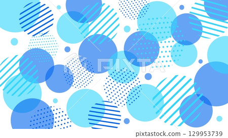 彩色圓點幾何圖案流行背景 129953739