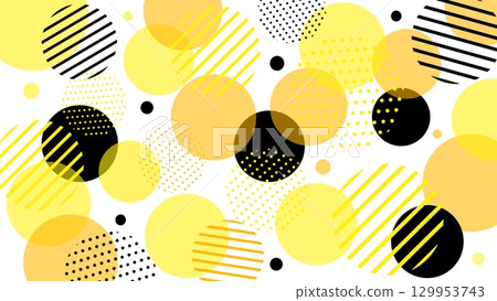 彩色圓點幾何圖案流行背景 129953743