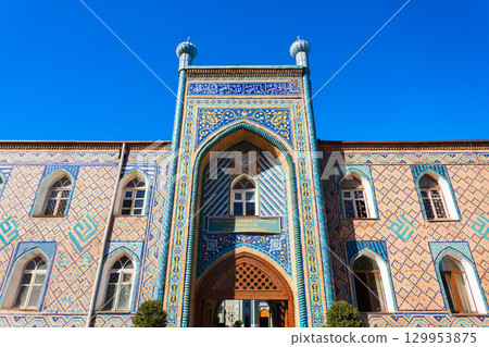Haji Yaqub Mosque exterior in Dushanbe, Tajikistan Haji Yaqub Mosque exterior in Dushanbe, Tajikistan 129953875