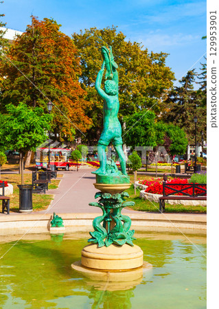 Fountain in Pyatigorsk city, Russia 129953901