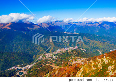 Caucasus mountains, Rosa Khutor, Sochi Caucasus mountains, Rosa Khutor, Sochi 129953945
